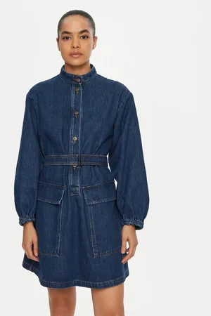 Max Mara Sukienka jeansowa Euro 2515221021 Relaxed Fit