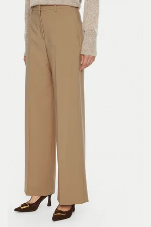 Max Mara Spodnie palazzo Visivo 2515131041 Wide Leg