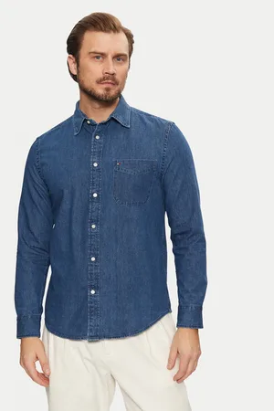 Tommy Hilfiger Koszula jeansowa MW0MW37581 Regular Fit