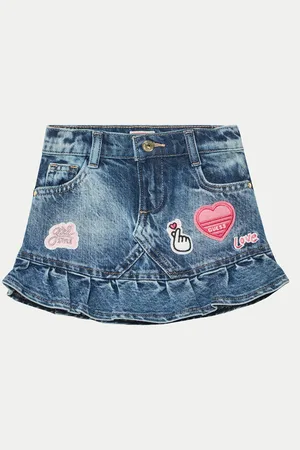 Guess Spódnica jeansowa K5RD03 D45E0 Regular Fit