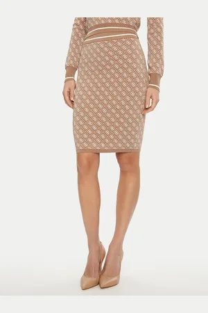 Guess Spódnica ołówkowa W4BD53 Z37K0 Regular Fit