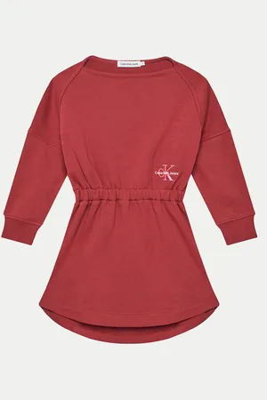 Calvin Klein Sukienka dzianinowa Monogram IG0IG02316 M Relaxed Fit