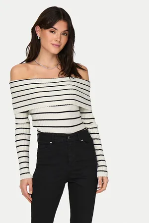 JDY Bluzka Liva 15336133 Slim Fit