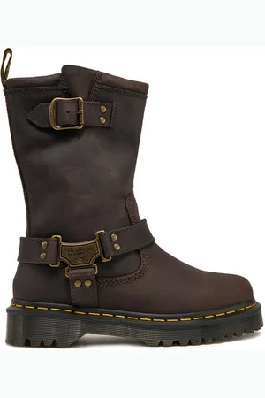 Dr. Martens Botki Anistone Tall Leather Biker31901201