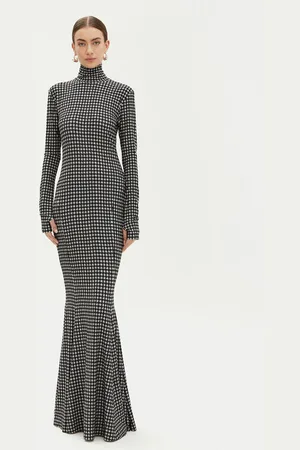 Norma Kamali Sukienka wieczorowa KK3243PL251657 Slim Fit