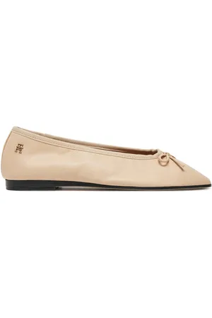 Tommy Hilfiger Baleriny Soft Leather Ballerina Bow FW0FW08355