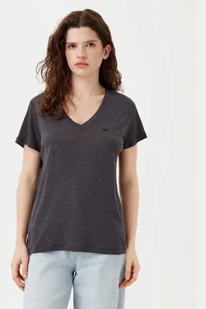 Lee Bluzka V Neck Tee L41JEN01 112108991 Regular Fit