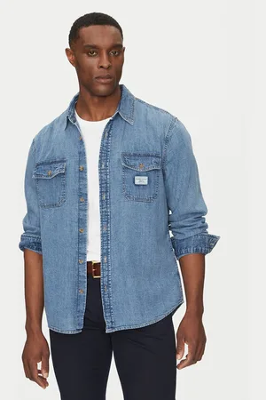 Guess Koszula jeansowa M4YH56 D5EI2 Regular Fit