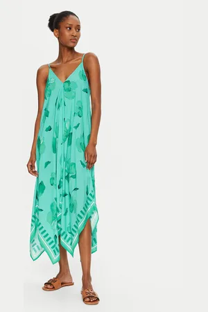 Seafolly Sukienka letnia Secret Garden 55376-DR Regular Fit