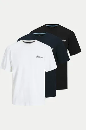 JACK & JONES Komplet 3 t-shirtów Beau 12277465 Relaxed Fit
