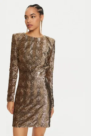 Elisabetta Franchi Sukienka koktajlowa AR-57J-47E2-V900 Regular Fit