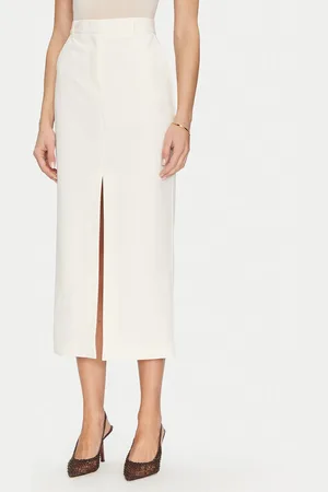 SIMONA CORSELLINI Spódnica ołówkowa P25CPGO01501 Slim Fit