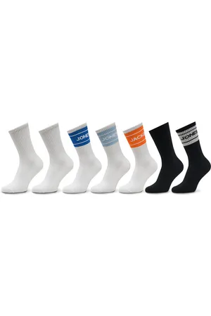 JACK & JONES Zestaw 7 par wysokich skarpet męskich 12270245