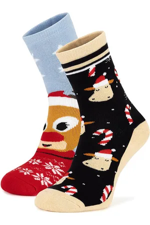 Jenny Zestaw 2 par wysokich skarpet unisex 4WB-005-AW24 (2-pack)