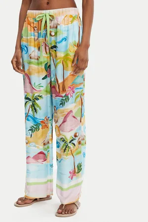 Seafolly Spodnie materiałowe South Pacific 55400-PA Relaxed Fit