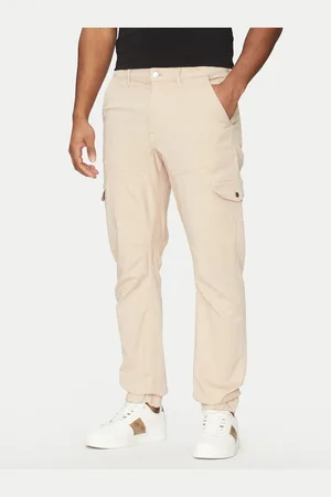Guess Spodnie materiałowe M5RB54 WGXY1 Slim Fit