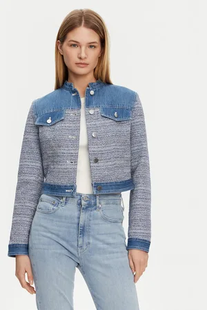 Guess Kurtka jeansowa W5GL23 WH610 Regular Fit