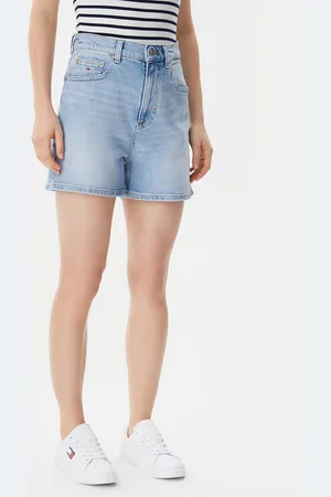 Tommy Hilfiger Szorty jeansowe DW0DW20091 Mom Fit