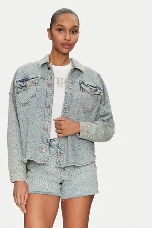 Guess Kurtka jeansowa W5GN90 D5LQ2 Regular Fit