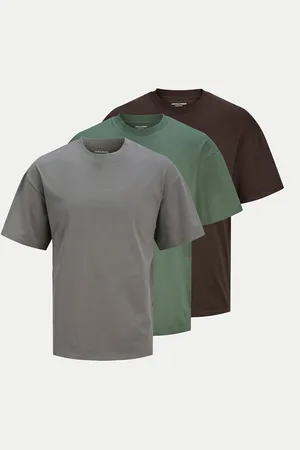 JACK & JONES Komplet 3 t-shirtów Hugo 12284202 Loose Fit
