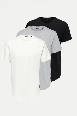 Only & Sons Komplet 3 t-shirtów Matt 22013782 Regular Fit