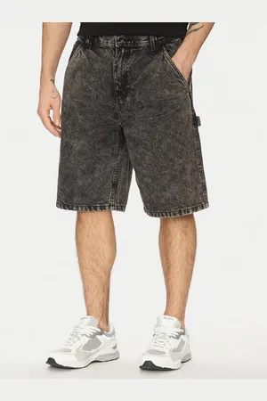 Vans Szorty jeansowe Drill Chore VN0A7S4S Loose Fit