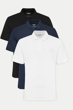 JACK & JONES Komplet 3 koszulek polo Basic 12277753 Slim Fit
