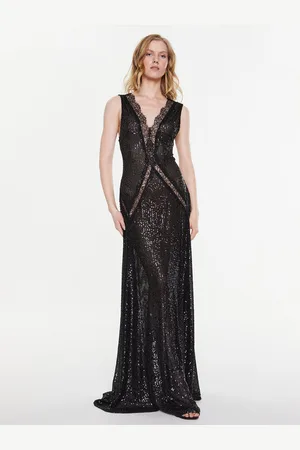 Elisabetta Franchi Sukienka wieczorowa AB-366-32E2-V740 Regular Fit