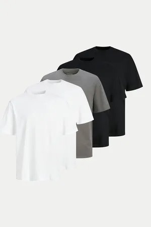 JACK & JONES Komplet 5 t-shirtów Hugo 12284199 Loose Fit