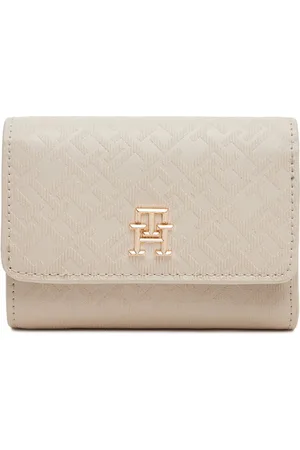 Tommy Hilfiger Duży Portfel Damski Th Distinct Trifold Wallet Mono AW0AW17257