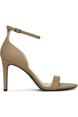 Calvin Klein Sandały Heel Sandal 90 - Lth HW0HW02337