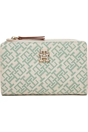 Tommy Hilfiger Duży Portfel Damski Th Monoplay Leather Med 7 Wallet AW0AW17417