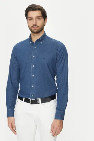Michael Kors Koszula jeansowa MD0MD91441 Slim Fit