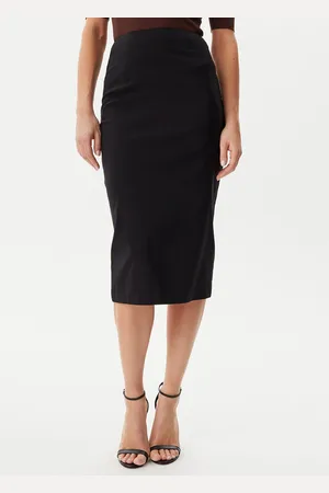 Guess Spódnica ołówkowa W5GD93 WGMR2 Slim Fit