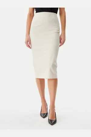 Guess Spódnica ołówkowa W5GD93 WGMR2 Slim Fit