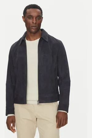 HUGO BOSS Kurtka skórzana H-Malbano5 50528014 Regular Fit