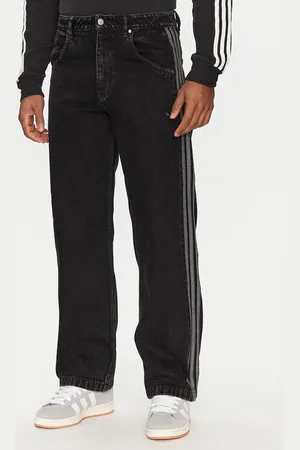 adidas Jeansy adicolor Denim Firebird JC6718 Straight Fit