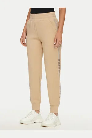 Guess Spodnie dresowe Logo W4YB40 KBYE2 Regular Fit