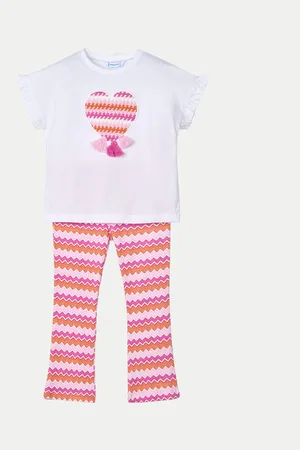 Mayoral Komplet t-shirt i legginsy 3709 Regular Fit