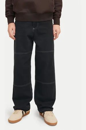 JACK&JONES JUNIOR Spodnie materiałowe Bill 12273943 Baggy Fit