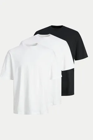 JACK & JONES Komplet 3 t-shirtów Hugo 12284202 Loose Fit