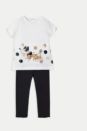 Mayoral Komplet t-shirt i legginsy 3706 Regular Fit