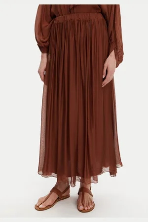 VICOLO Spódnica midi TD0022 Regular Fit