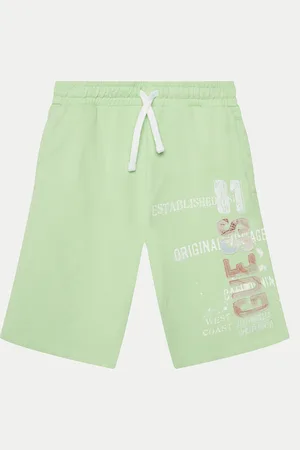 Guess Szorty materiałowe L5GD06 KA6R4 Regular Fit