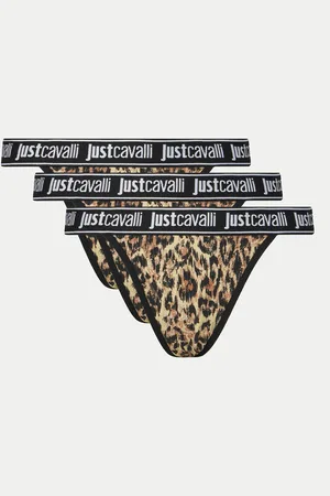 Roberto Cavalli Komplet 3 par stringów 78PAJU01 CJUT3
