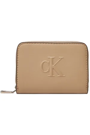 Calvin Klein Mały Portfel Damski Sculpted Med Zip Around Wallet LV04K1004G