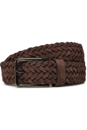 Calvin Klein Pasek Męski Warmth Braided Suede 35Mm K50K512841