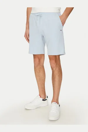 Tommy Hilfiger Szorty materiałowe Essential Terry Sweatshort MW0MW37240 Regular Fit