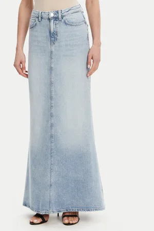 Guess Spódnica jeansowa W5GD83 D5B96 Regular Fit