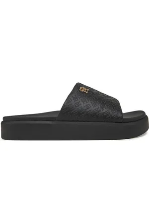 Tommy Hilfiger Klapki Platform Monogram Poolslide FW0FW08526